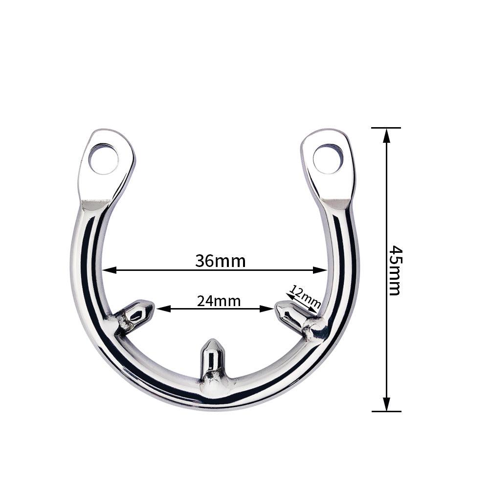 THORN GARDEN™ Metal chastity lock original accessories snap ring, key, anti-detachment ring, belt, conduit, etc.