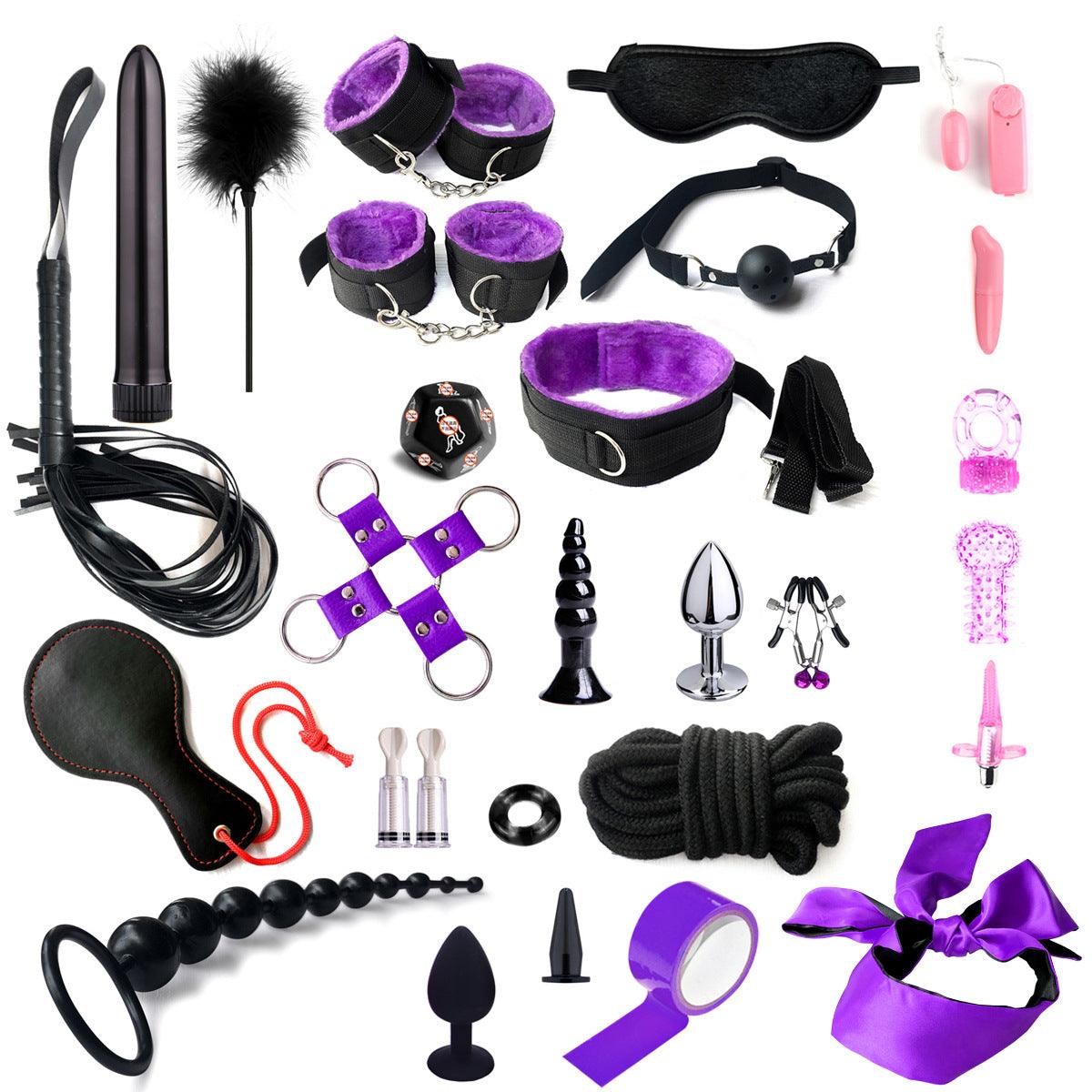 THORN GARDEN™ bdsm toy bondage set with butt plug and nipple clamps