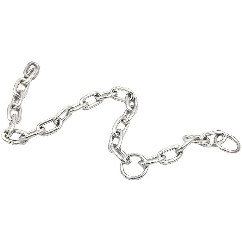 THORN GARDEN™ BDSM Stainless Steel Chain Lock Handcuffs free shipping
