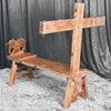 solid wood tickling bench - customized model