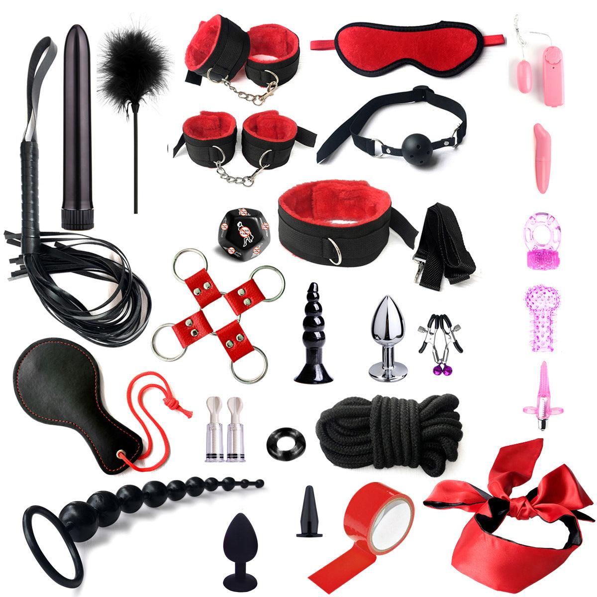 THORN GARDEN™ bdsm toy bondage set with butt plug and nipple clamps