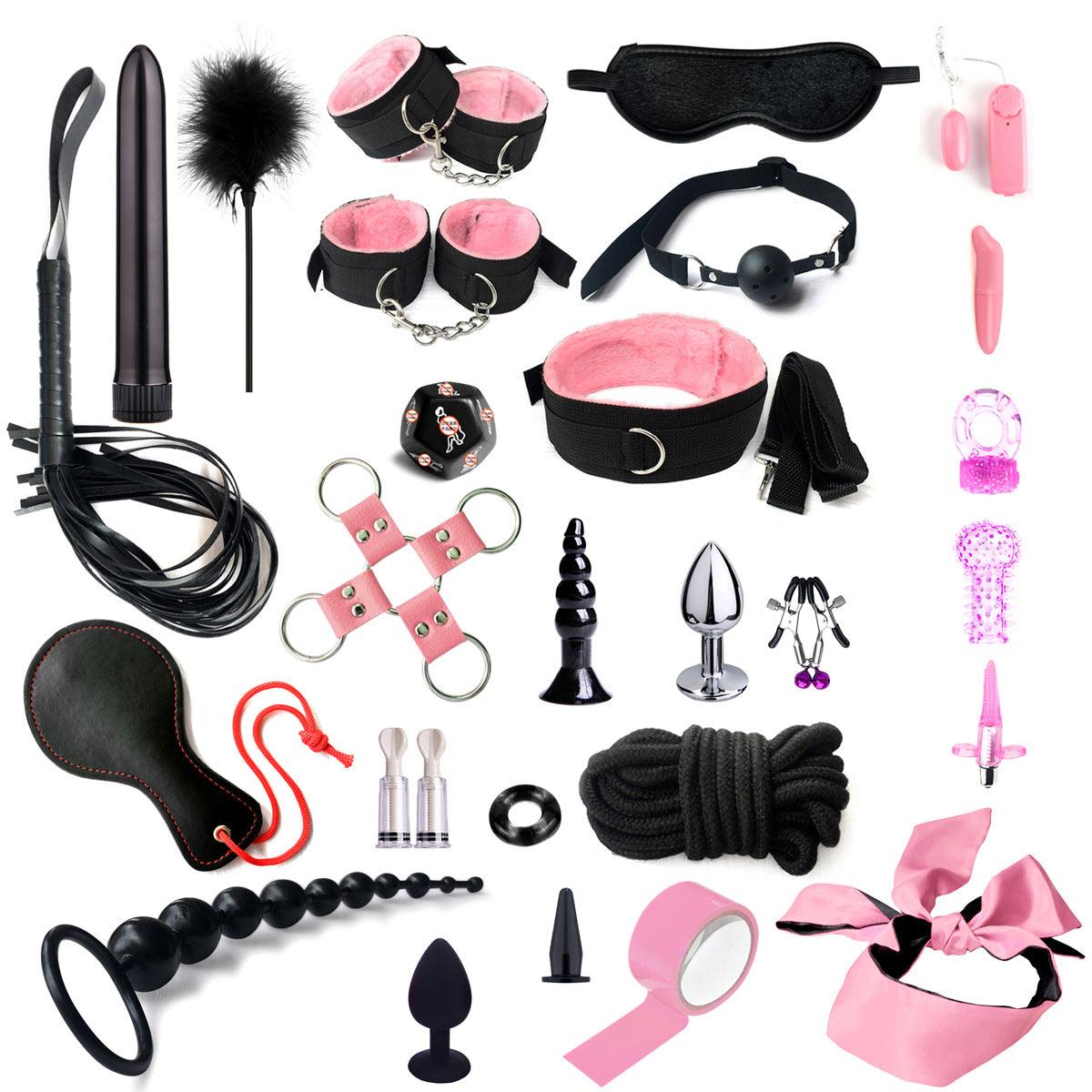 THORN GARDEN™ bdsm toy bondage set with butt plug and nipple clamps