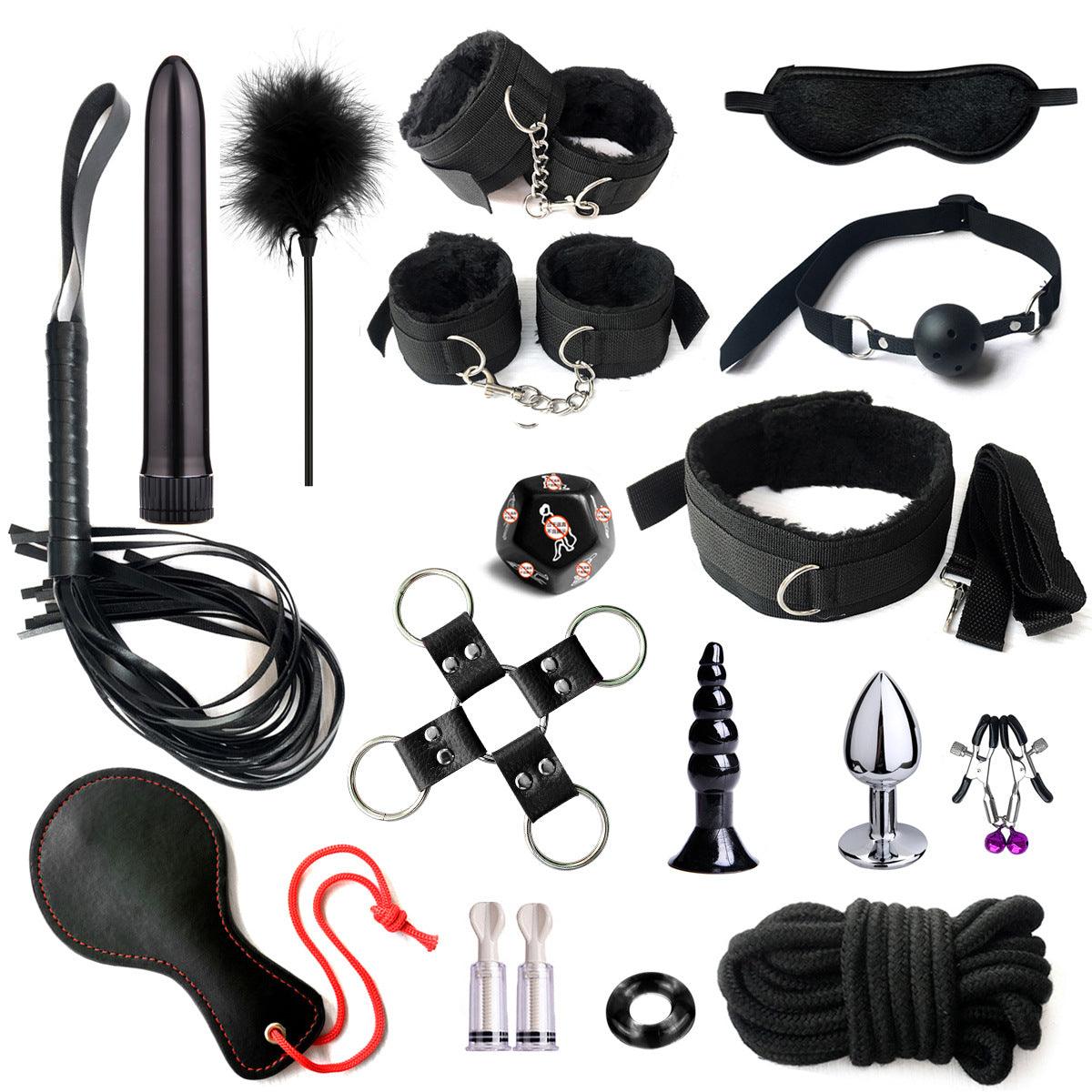 THORN GARDEN™ bdsm toy bondage set with butt plug and nipple clamps