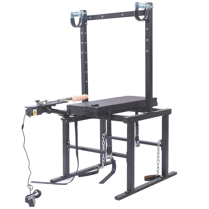THORN GARDEN™ Bdsm bondage bench with fuck machine free shipping