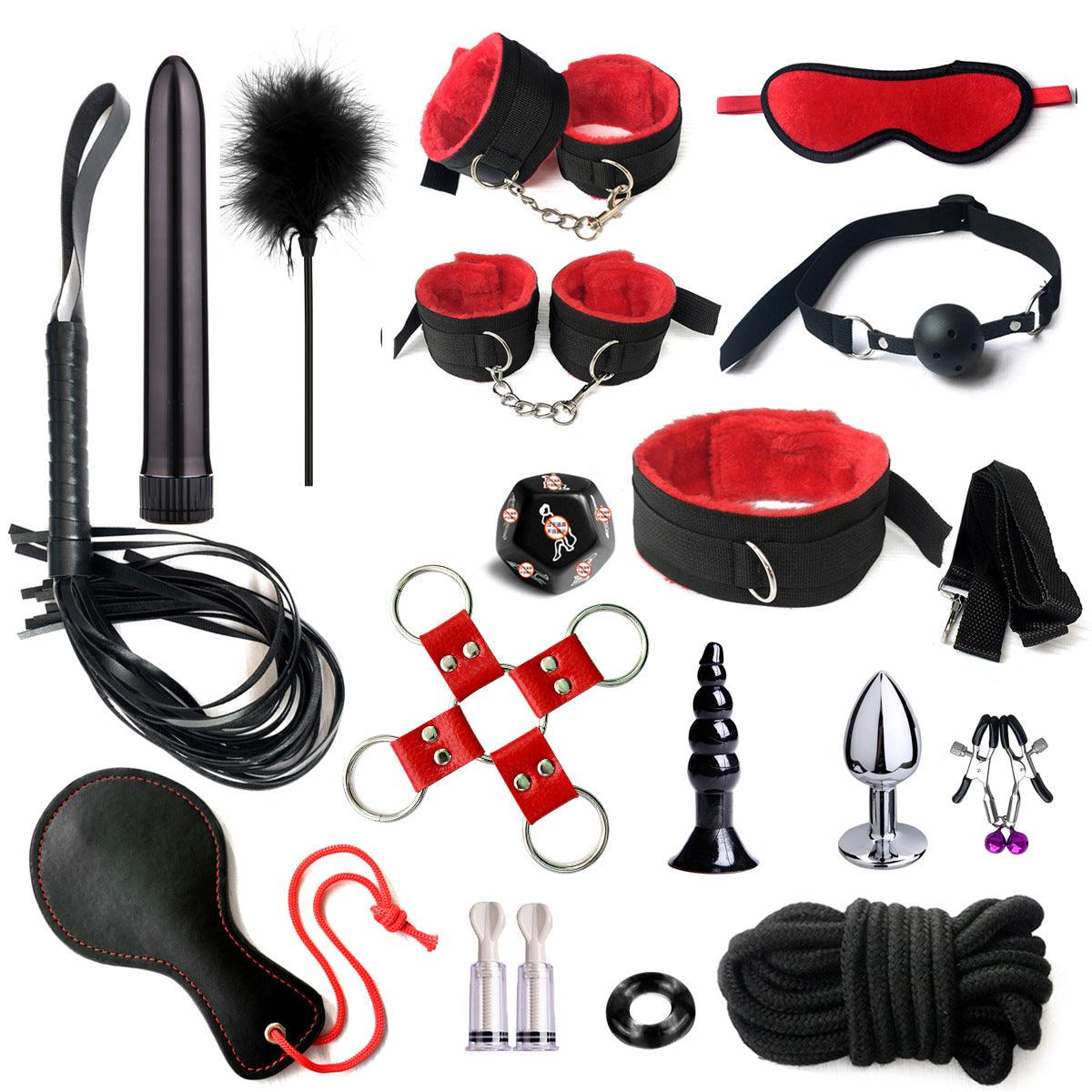 THORN GARDEN™ bdsm toy bondage set with butt plug and nipple clamps