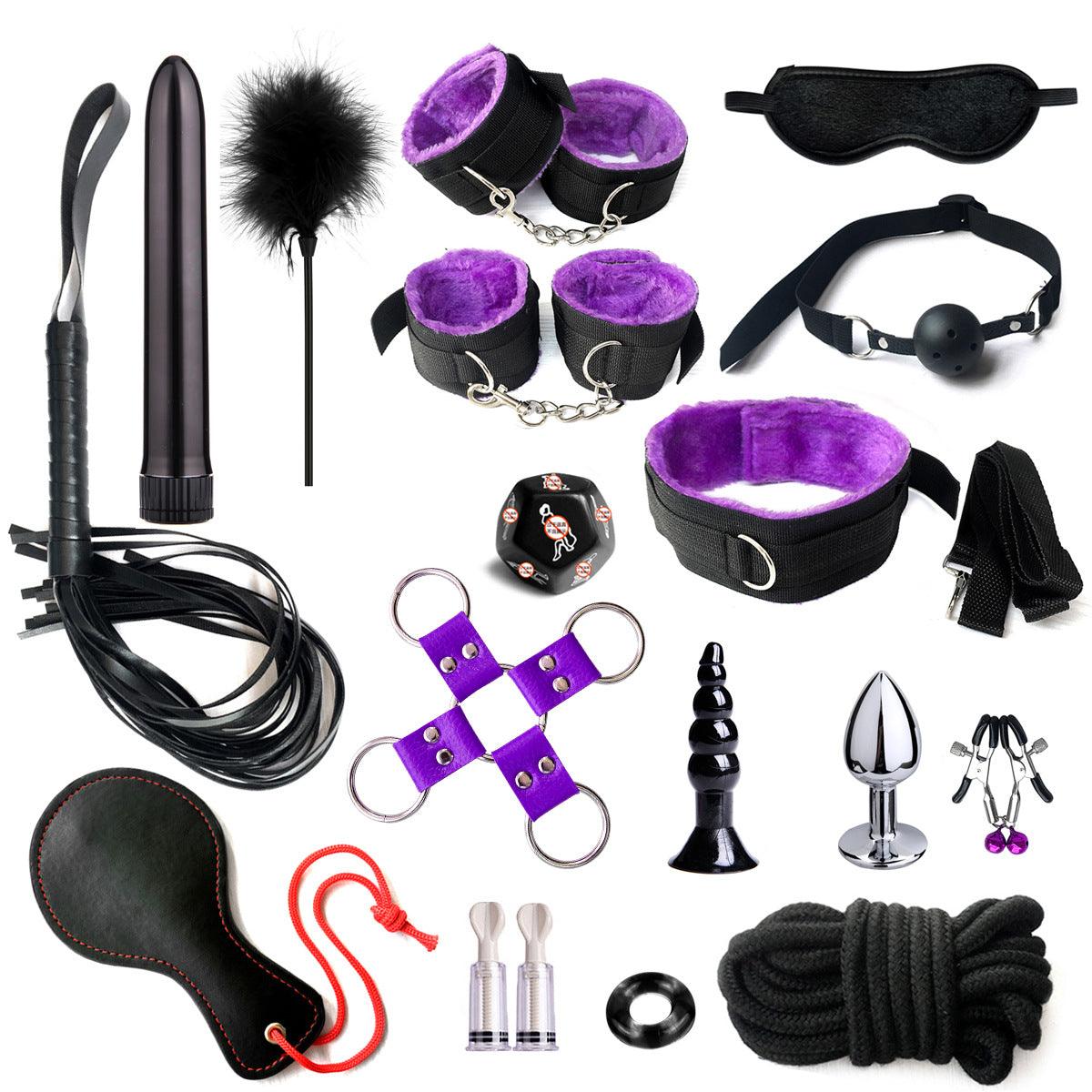THORN GARDEN™ bdsm toy bondage set with butt plug and nipple clamps