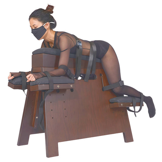 solid wood horse bench