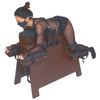 solid wood horse bench