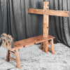 solid wood tickling bench - customized model