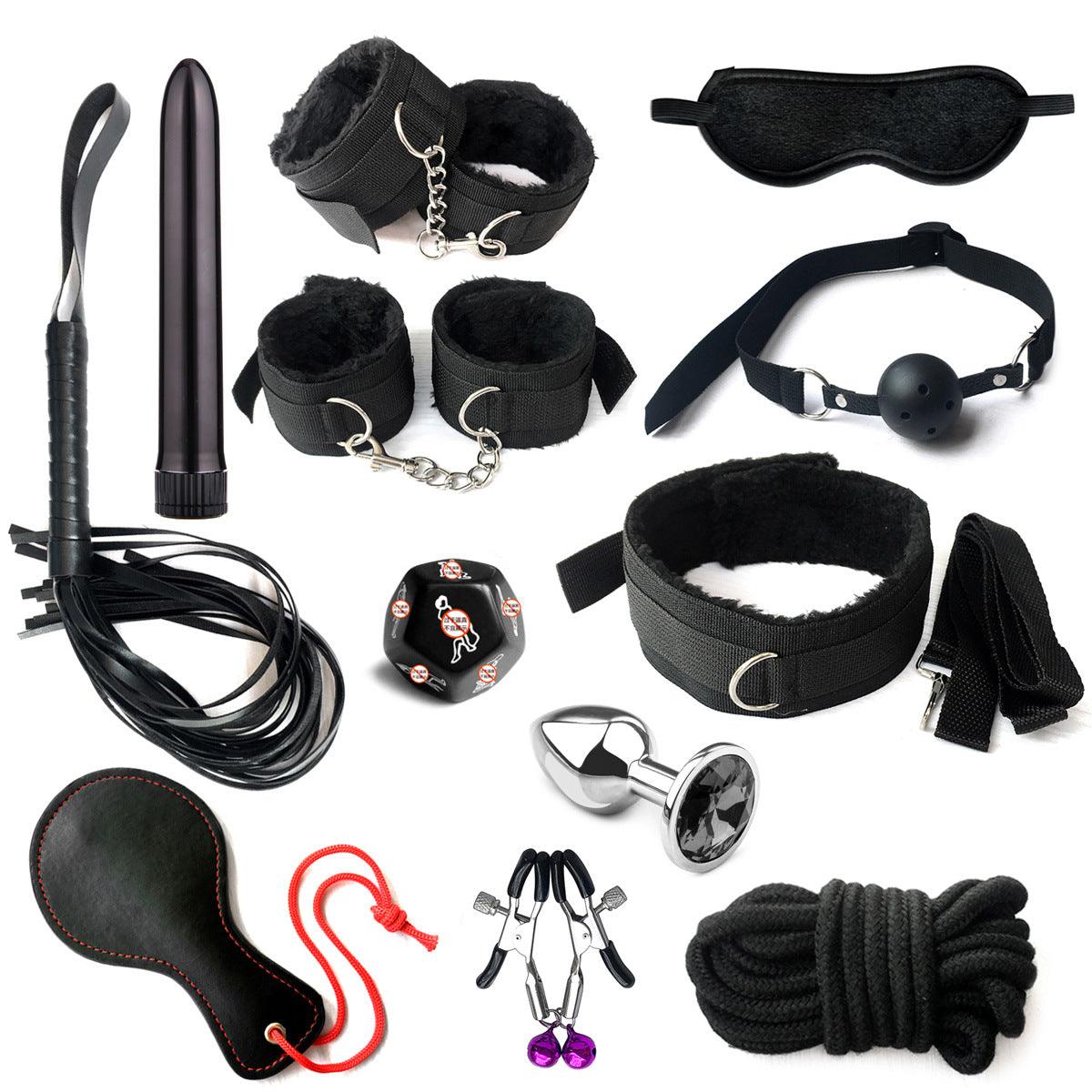THORN GARDEN™ bdsm toy bondage set with butt plug and nipple clamps
