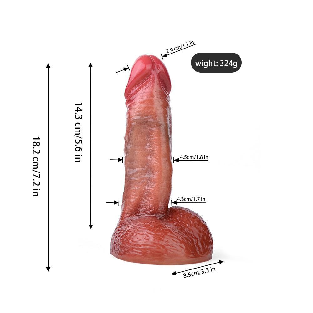THORN GARDEN™ 1.8in diameter 7.2in long sex machine dildo free shipping G181