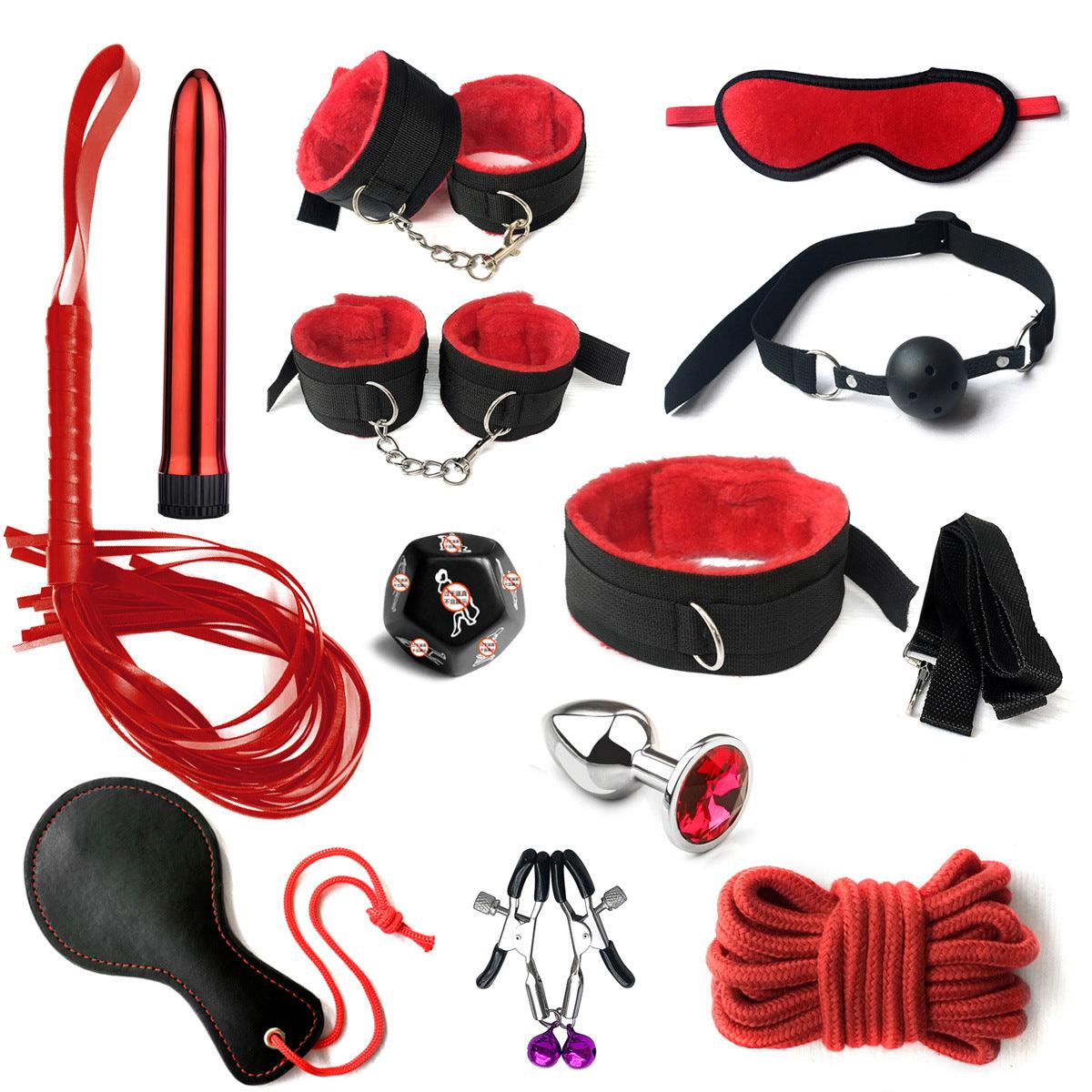 THORN GARDEN™ bdsm toy bondage set with butt plug and nipple clamps