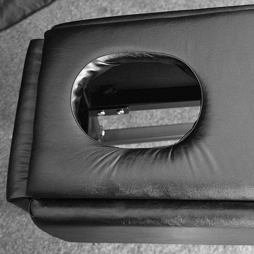 THORN GARDEN™ thick mat black leather spanking bench - Free shipping