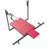 THORN GARDEN™ red leather bdsm bondage chair with sex machine and free shipping