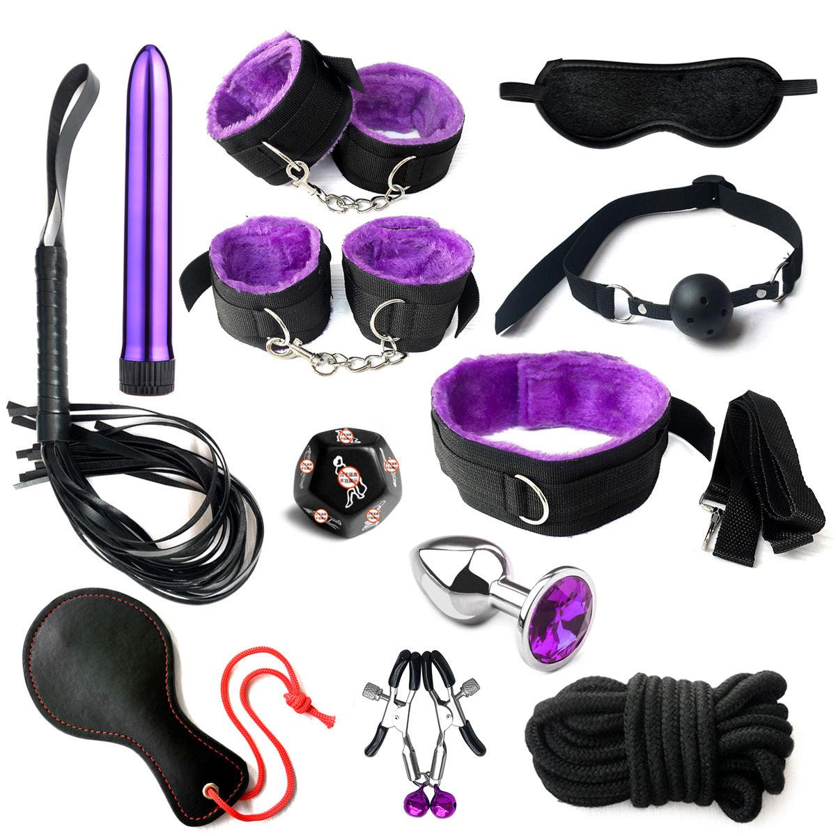 THORN GARDEN™ bdsm toy bondage set with butt plug and nipple clamps