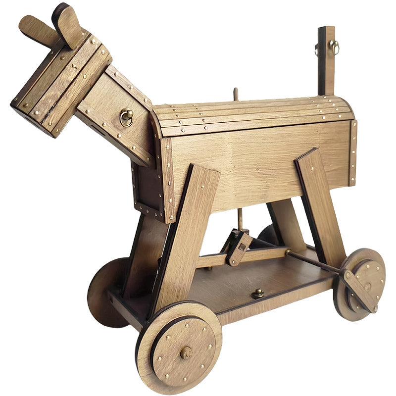 THORN GARDEN™ Custom style handmade solid wood wooden donkey