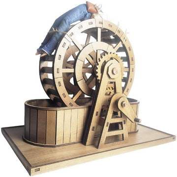 THORN GARDEN™ Custom style handmade solid wood wooden water wheel free shipping