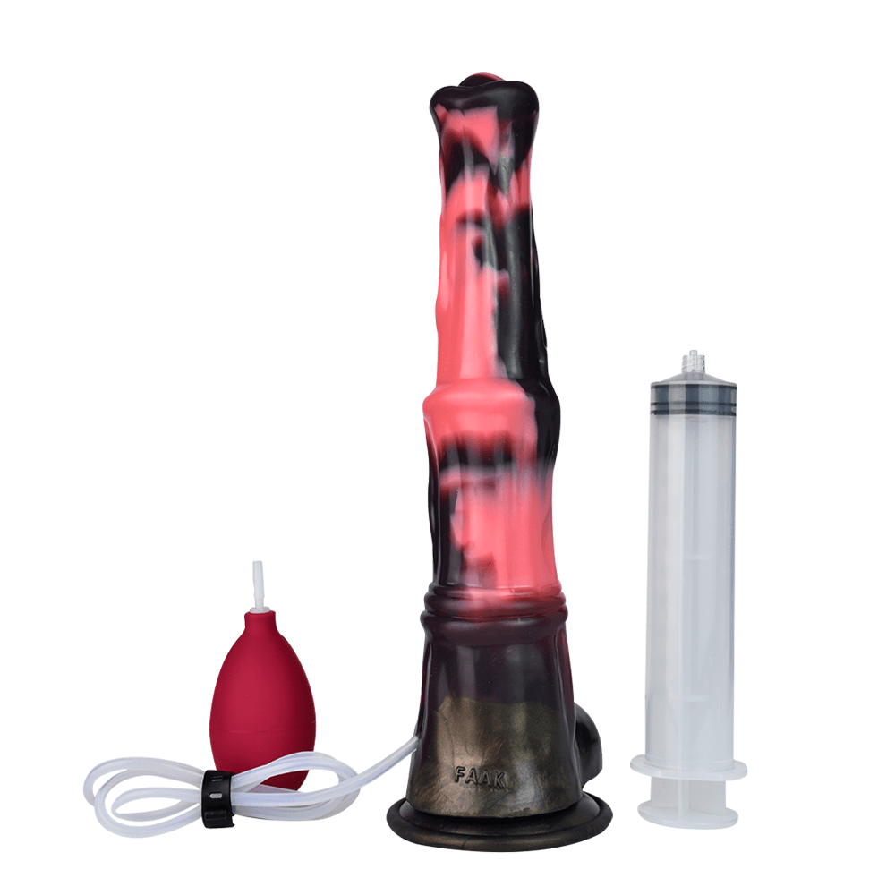THORN GARDEN™ 2.0in diameter 12.2in long Imitation horse sex machine dildo F172Water spray style