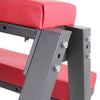 THORN GARDEN™ red leather bdsm horse bench- free shipping