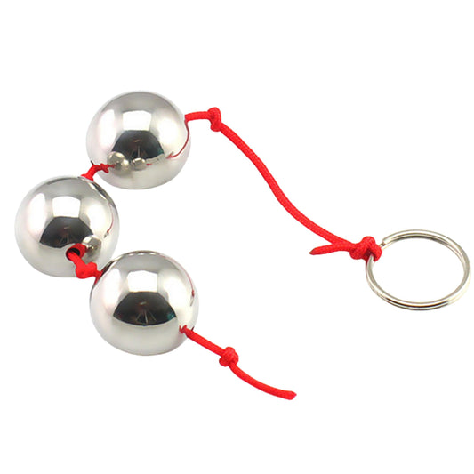 THORN GARDEN™ Large Stainless Steel Pull Chain Beads - 304 Oxidation-Free Construction, 2.5cm Diameter Spheres