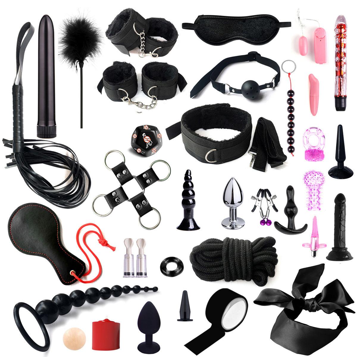 THORN GARDEN™ bdsm toy bondage set with butt plug and nipple clamps