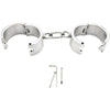 THORN GARDEN™ about 1kg 4cm high Stainless steel screw lock handcuffs with free shipping