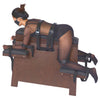 solid wood horse bench