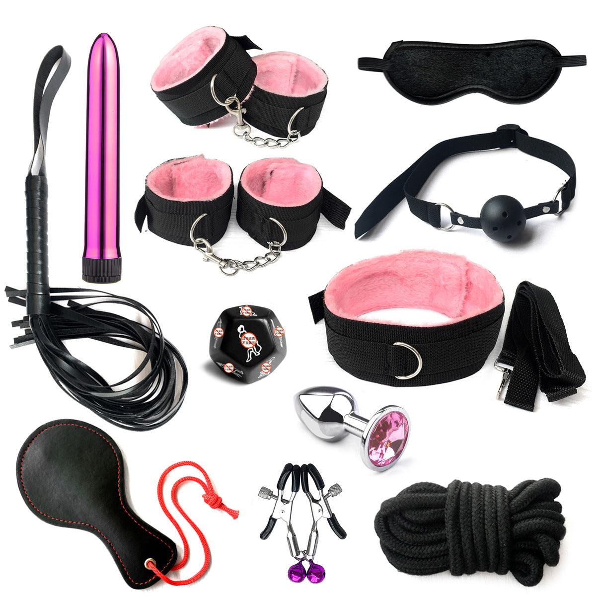 THORN GARDEN™ bdsm toy bondage set with butt plug and nipple clamps