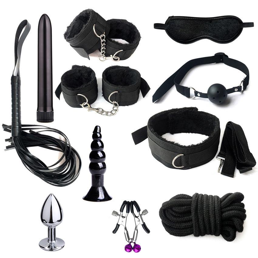 THORN GARDEN™ bdsm toy bondage set with butt plug and nipple clamps