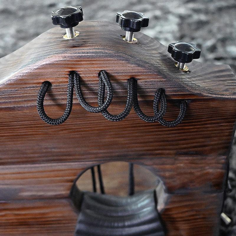 THORN GARDEN™ foot-tickling wooden pillory