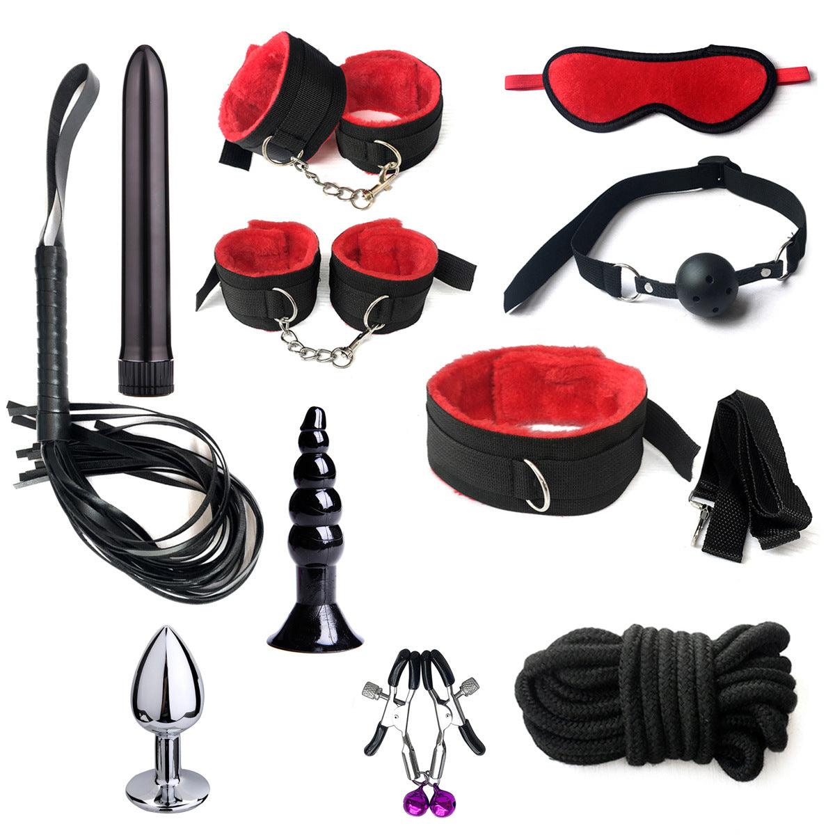 THORN GARDEN™ bdsm toy bondage set with butt plug and nipple clamps