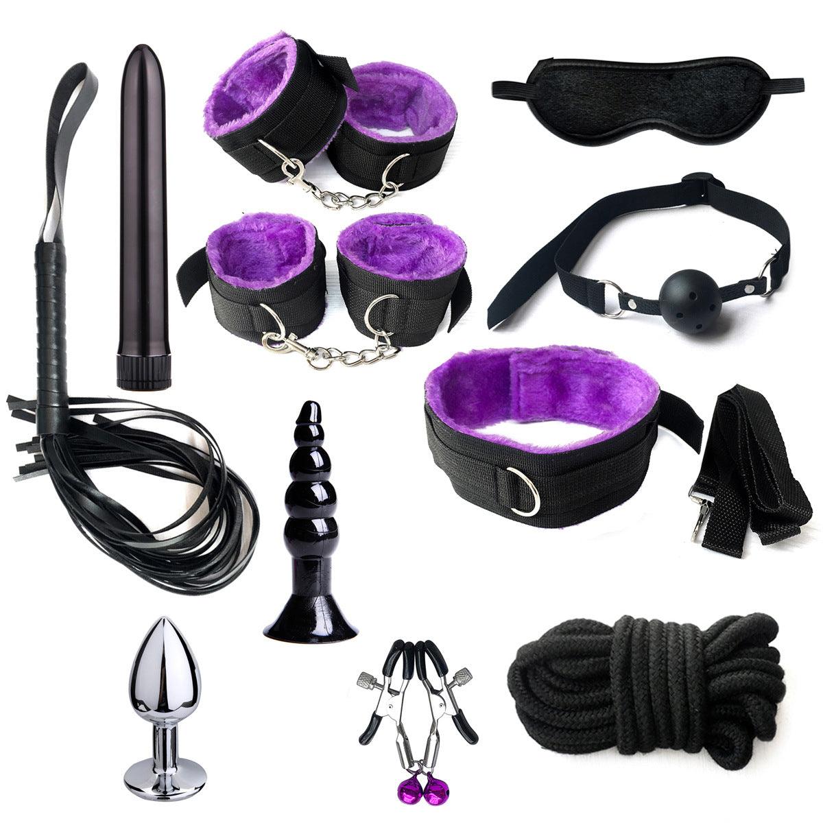 THORN GARDEN™ bdsm toy bondage set with butt plug and nipple clamps
