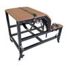 THORN GARDEN™ bdsm red leather spanking bench with wheels free shipping