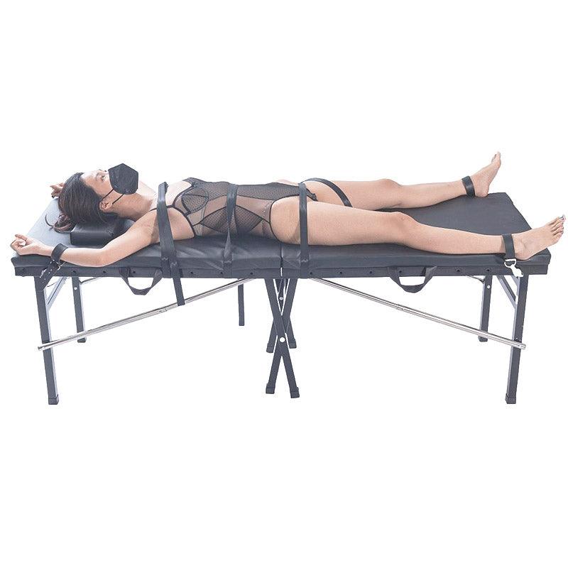 THORN GARDEN™ Multifunctional Bdsm Bed with Restraint Iron Pipe