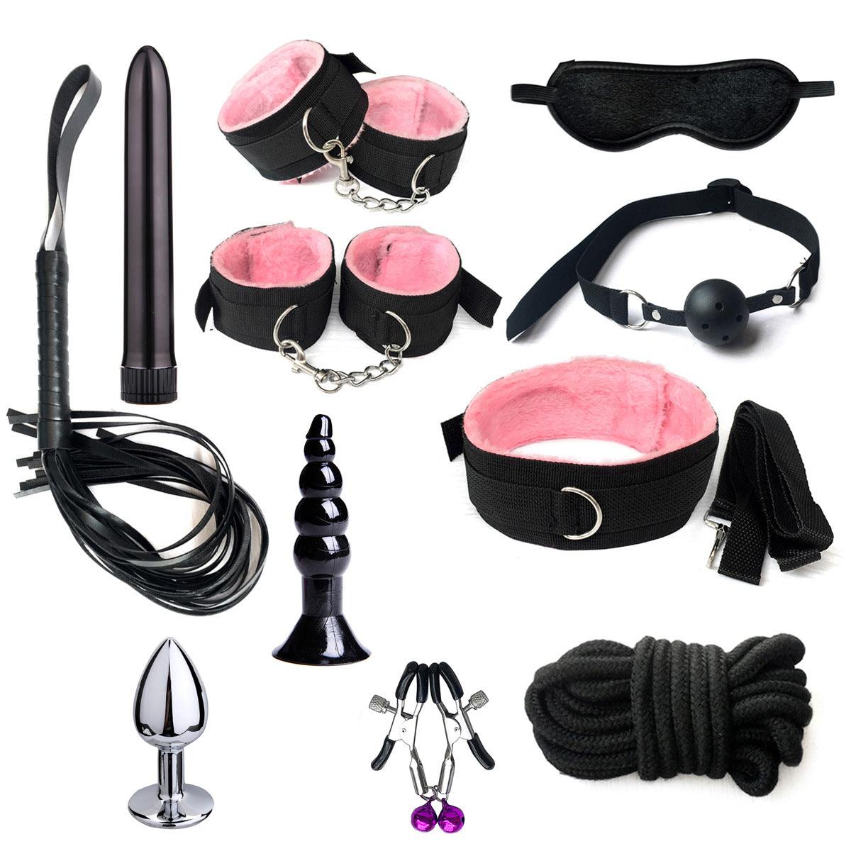 THORN GARDEN™ bdsm toy bondage set with butt plug and nipple clamps