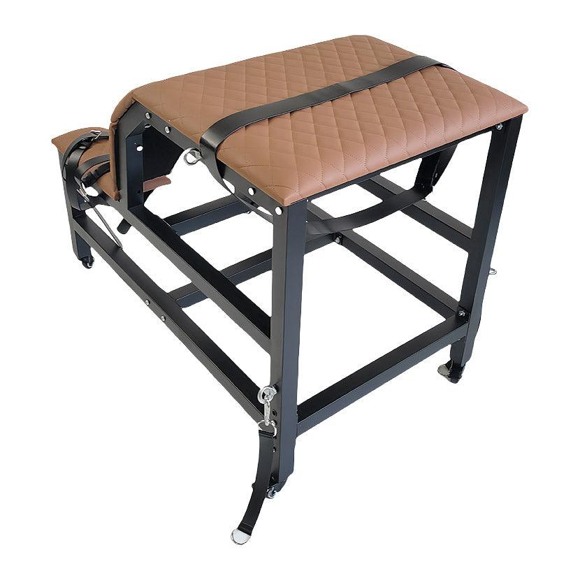 THORN GARDEN™ bdsm red leather spanking bench with wheels free shipping