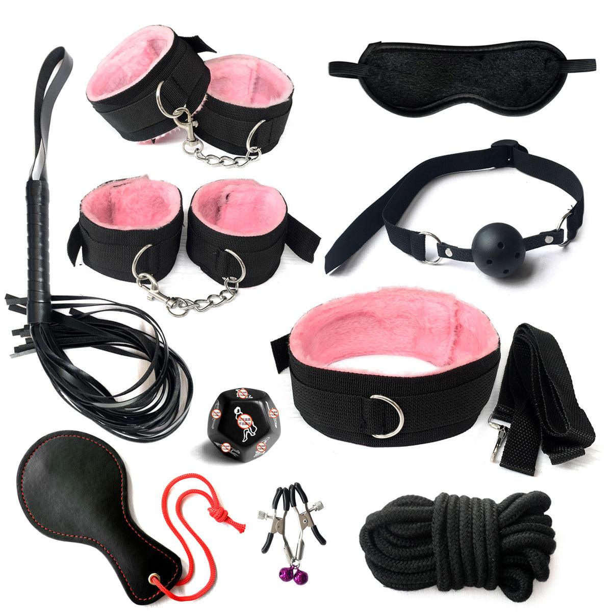THORN GARDEN™ bdsm toy bondage set with butt plug and nipple clamps