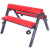 red horse bench