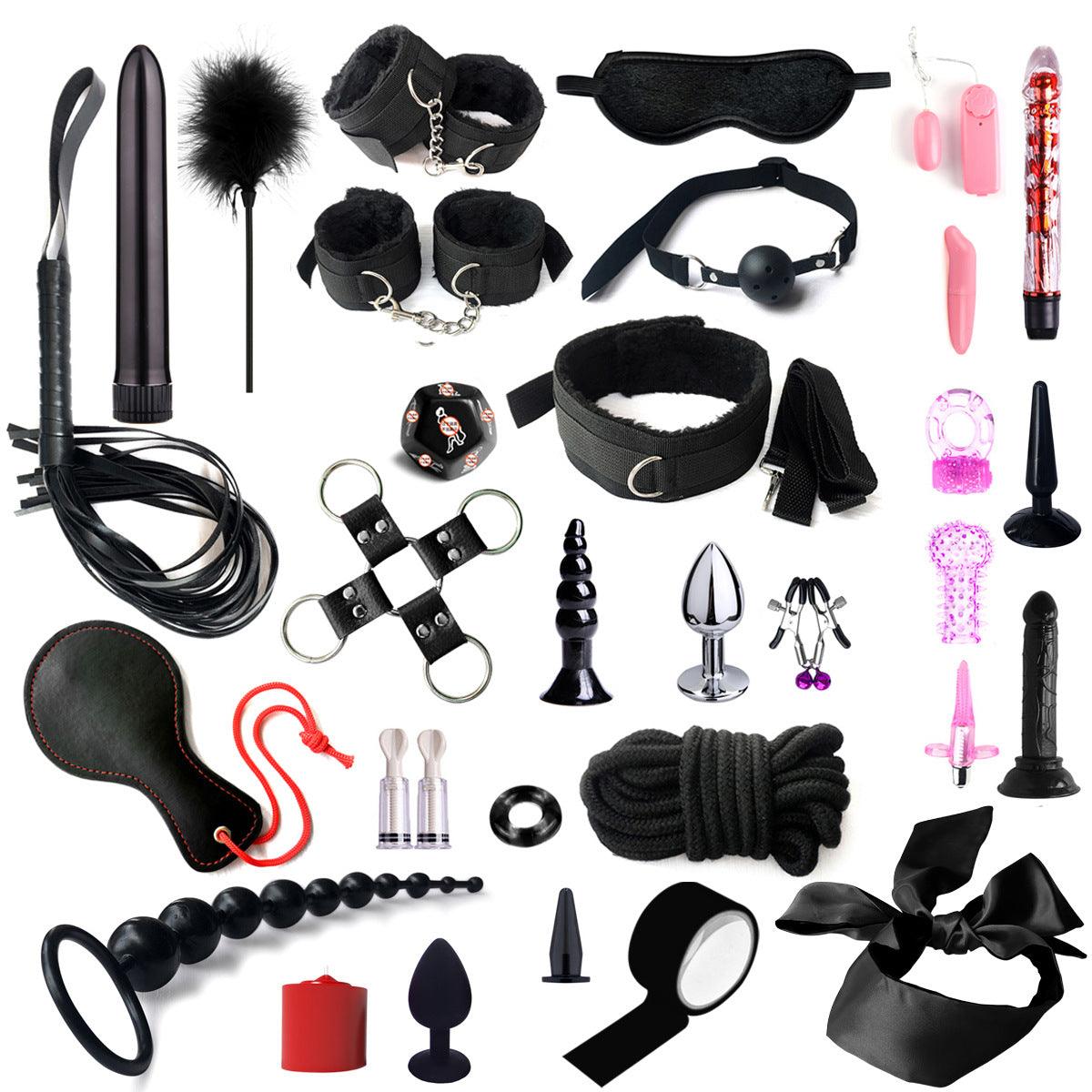 THORN GARDEN™ bdsm toy bondage set with butt plug and nipple clamps