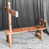 solid wood tickling bench - customized model