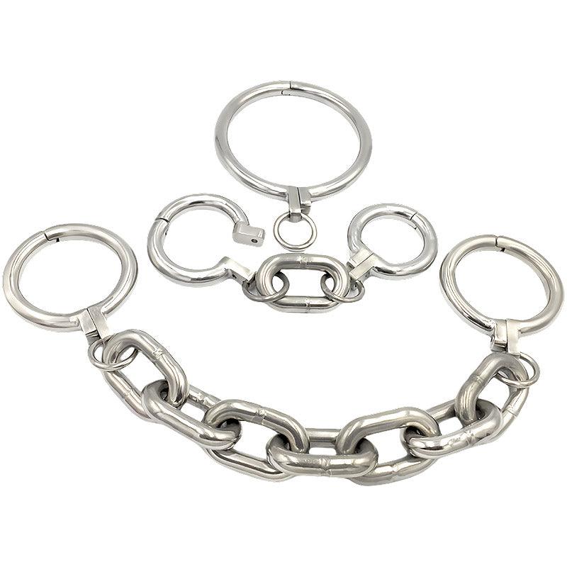 THORN GARDEN™ 9.92Ib heavy duty Hand, foot and neck restraint set free shipping