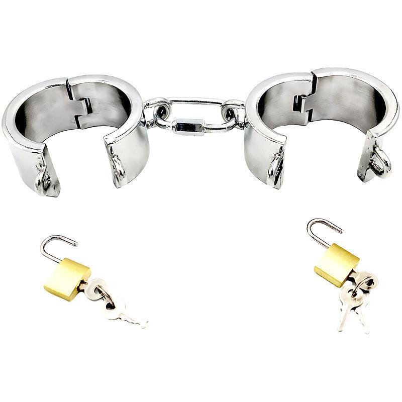 THORN GARDEN™ about 1kg 4cm heigh Stainless steel padlock handcuffs free shipping