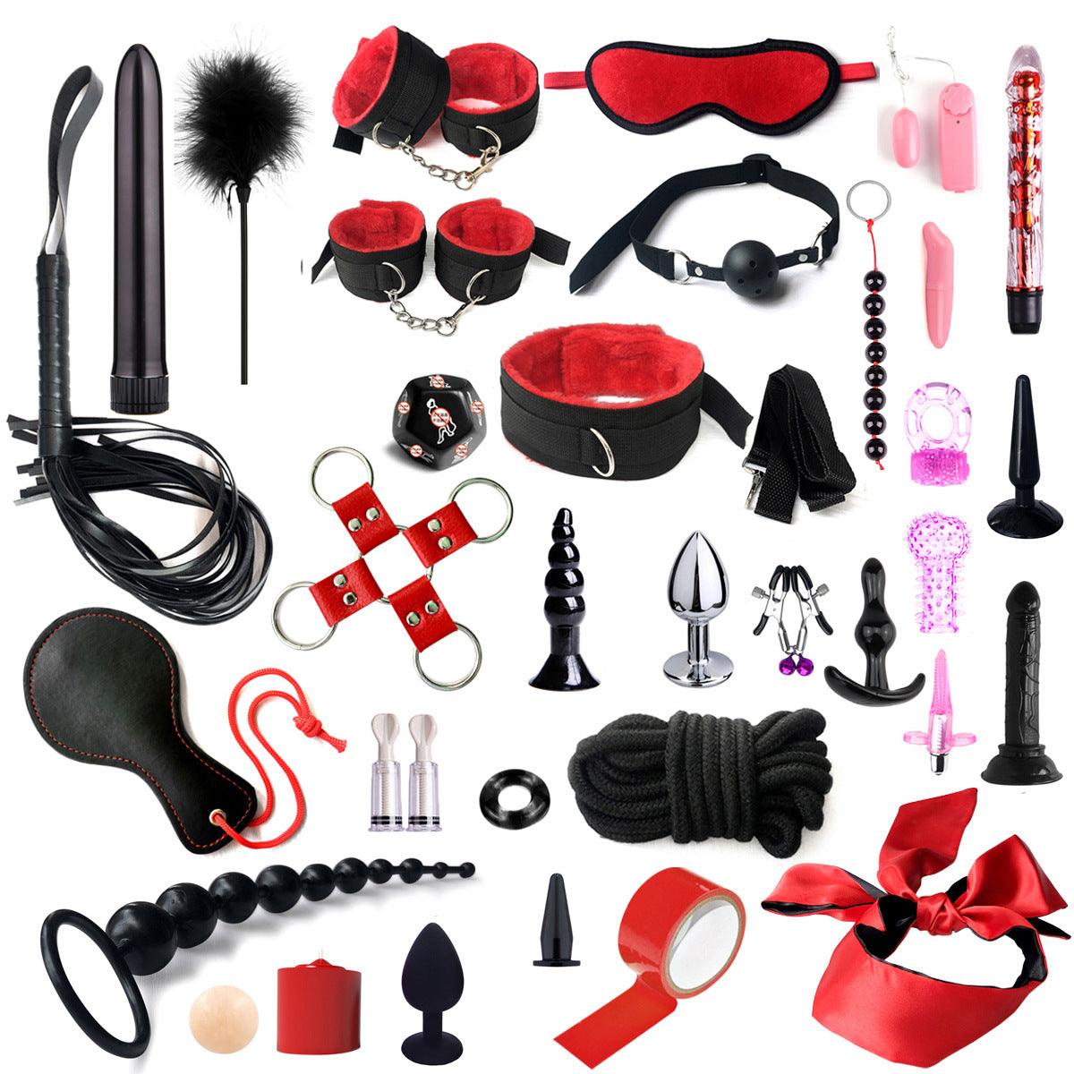 THORN GARDEN™ bdsm toy bondage set with butt plug and nipple clamps