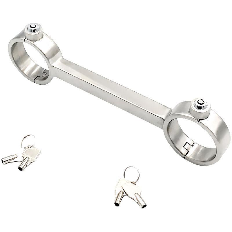 THORN GARDEN™ 1.32Ib 0.98in high Stainless Steel Press Lock Handcuffs free shipping