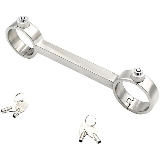 THORN GARDEN™ 1.32Ib 0.98in high Stainless Steel Press Lock Handcuffs free shipping