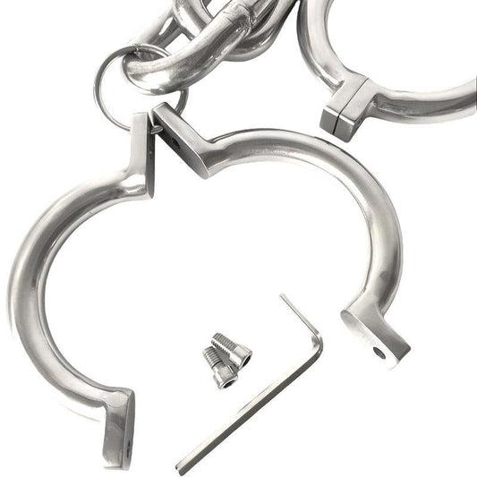 THORN GARDEN™ 3.31Ib 0.63in thick Stainless steel ankle cuffs free shipping