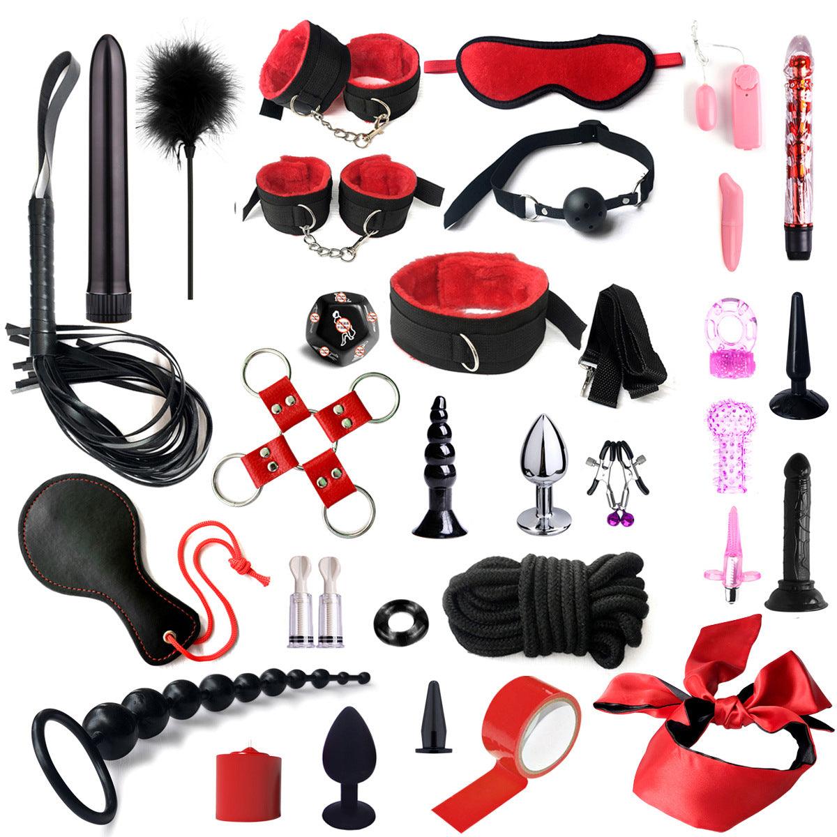 THORN GARDEN™ bdsm toy bondage set with butt plug and nipple clamps