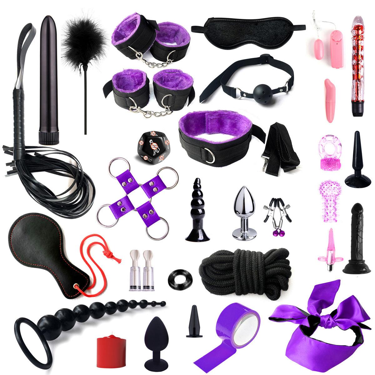 THORN GARDEN™ bdsm toy bondage set with butt plug and nipple clamps