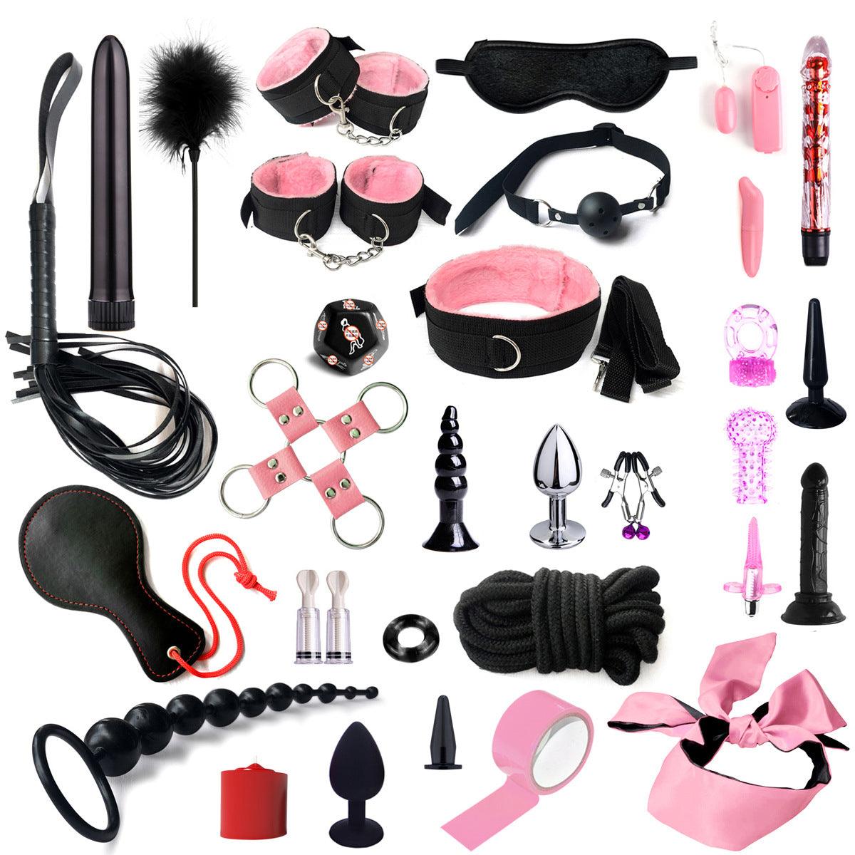 THORN GARDEN™ bdsm toy bondage set with butt plug and nipple clamps