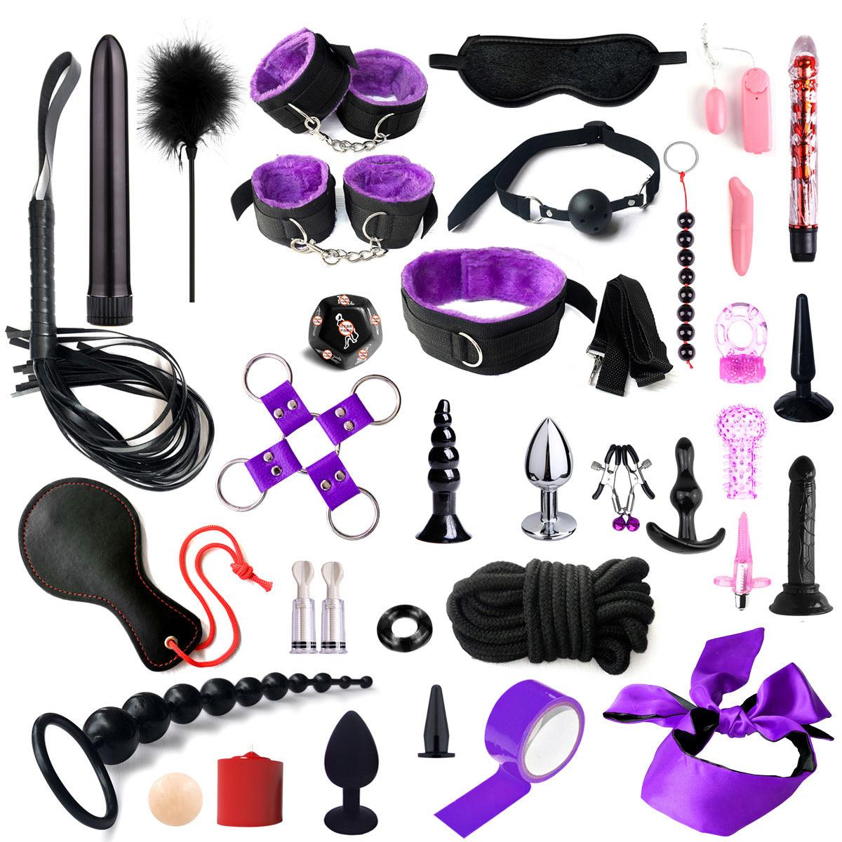 THORN GARDEN™ bdsm toy bondage set with butt plug and nipple clamps